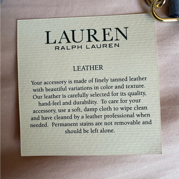 🩵BRAND NEW Ralph Lauren Crossbody Bag - blue with gold hardware🩵 - Picture 15 of 16